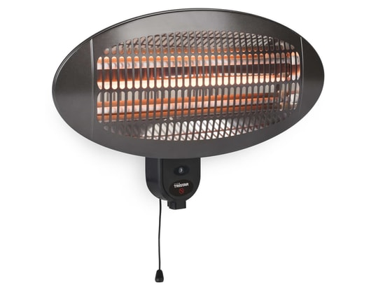 TRISTAR - Chauffe terrasse Chauffage mural de patio ka-5286 2000 w quartz noir
