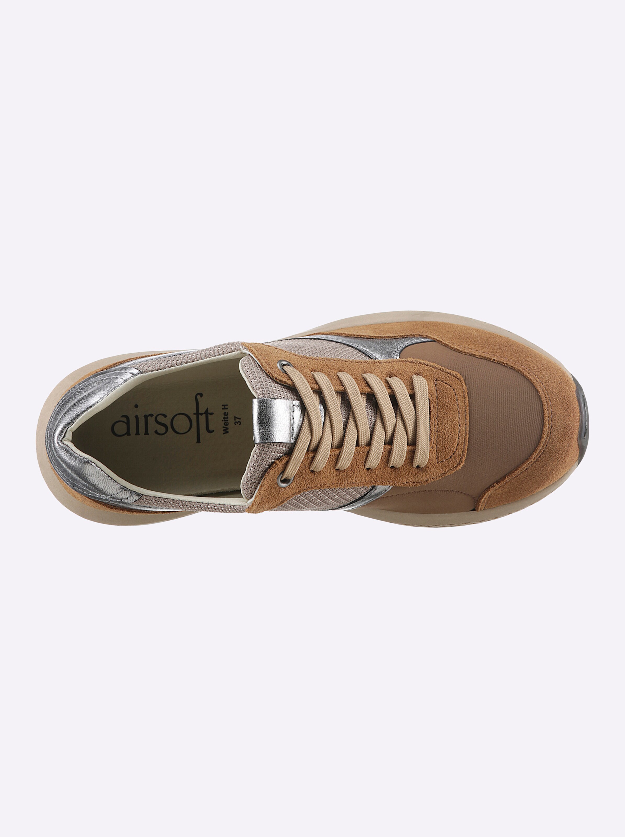 airsoft modern+ Sneaker in cognac