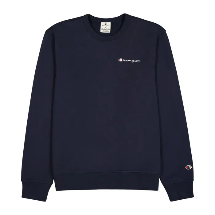 Champion Small Logo Fleece Crewneck Sweater Heren