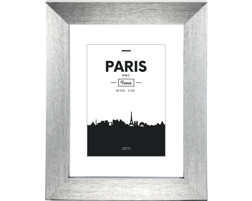 Fotolijst, kunststof, Parijs zilver, 10x15 cm