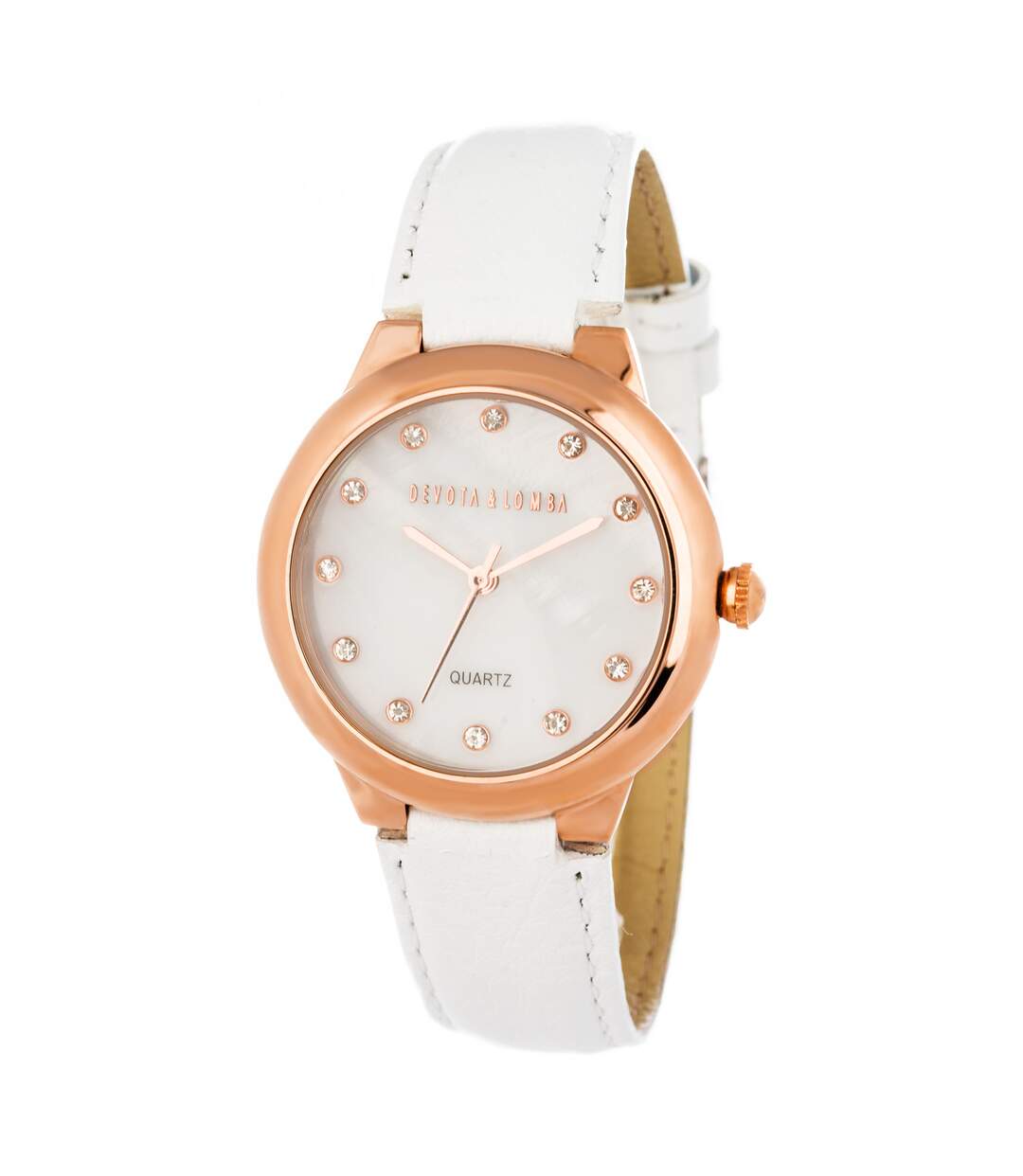 Montre Femme Devota & Lomba Quartz Dl006Wn-03Whi