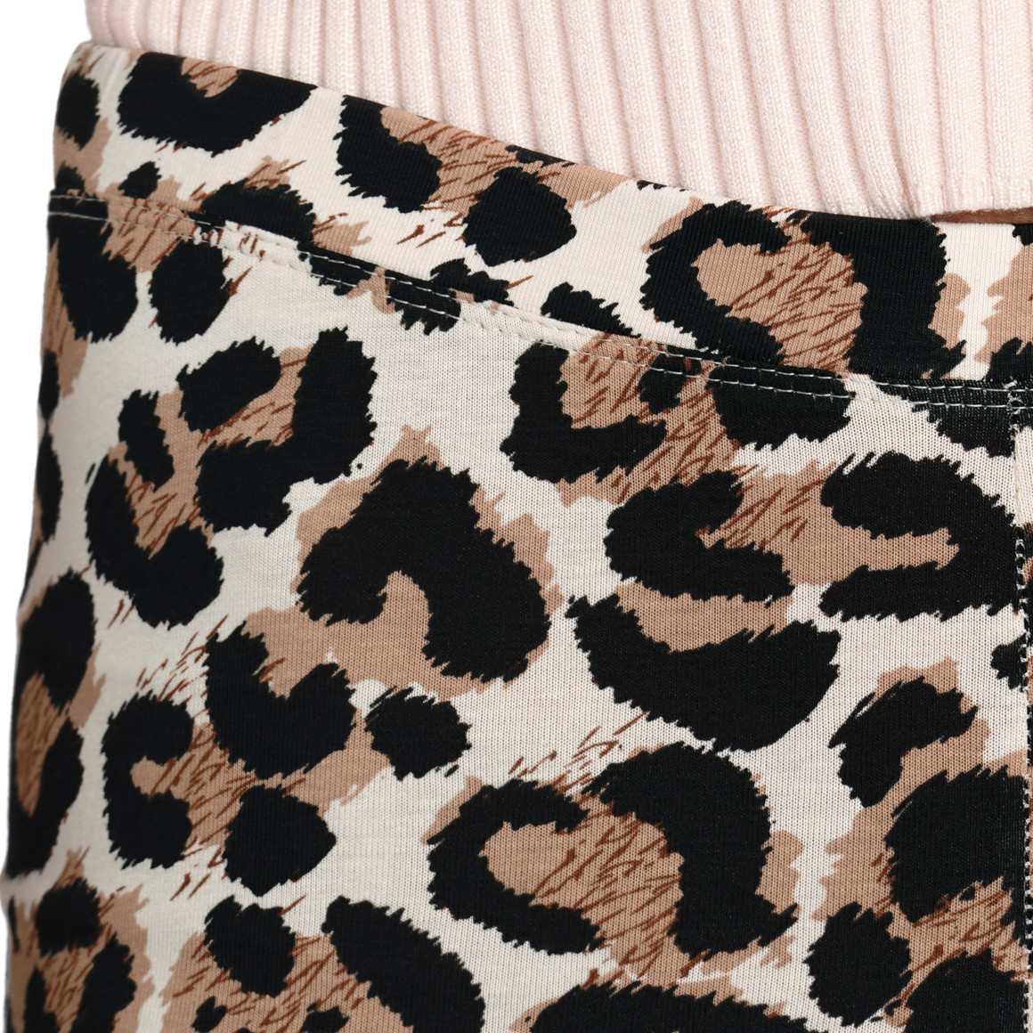 Gina Benotti Damen Leggings mit Leo-Allover cremeweiss / braun / schwarz