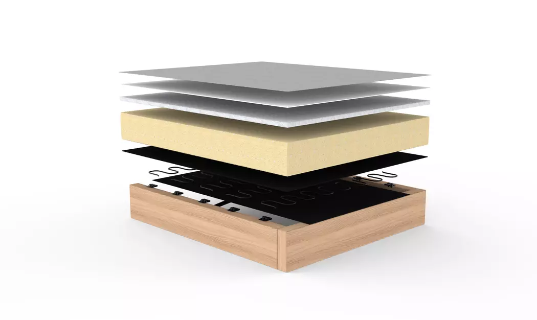 Schlafsessel Cubed 90 Aluminium
