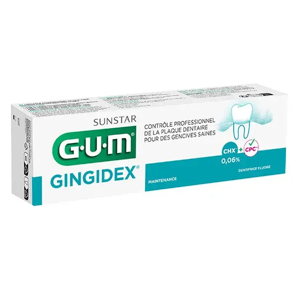 Pasta de dentes removedora de placa bacteriana Gum Gingidex 75ml