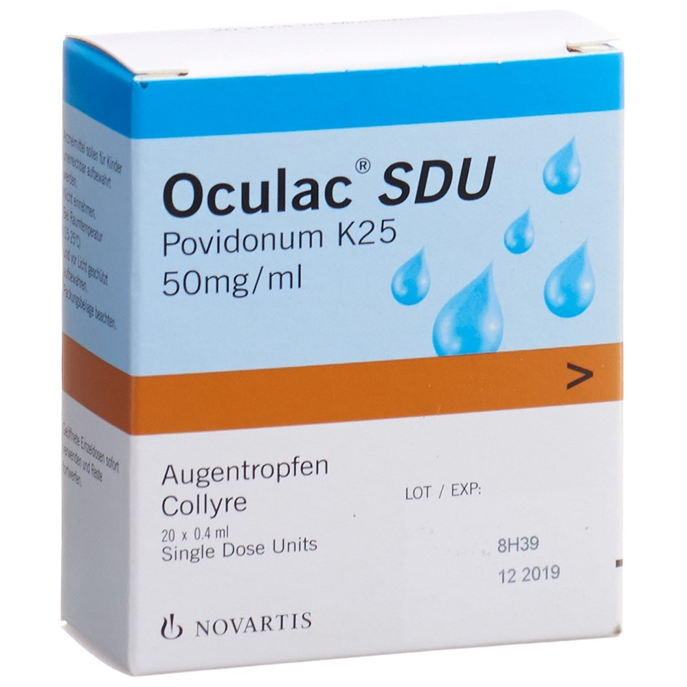 Oculac SDU Gtt Opht Monodos 0.4 ml