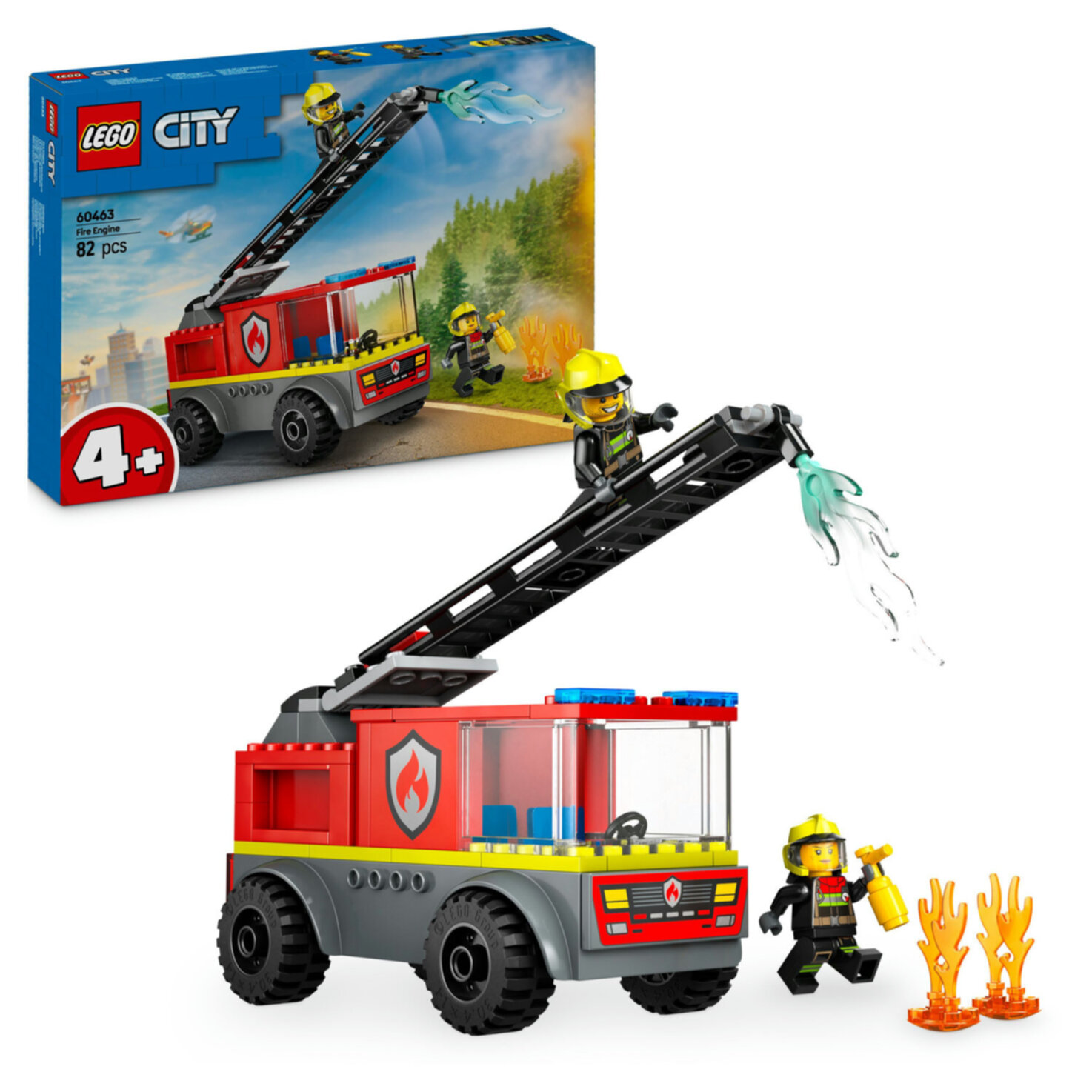 LEGO® City 60463 Feuerwehrleiterfahrzeug ab 4 jahren