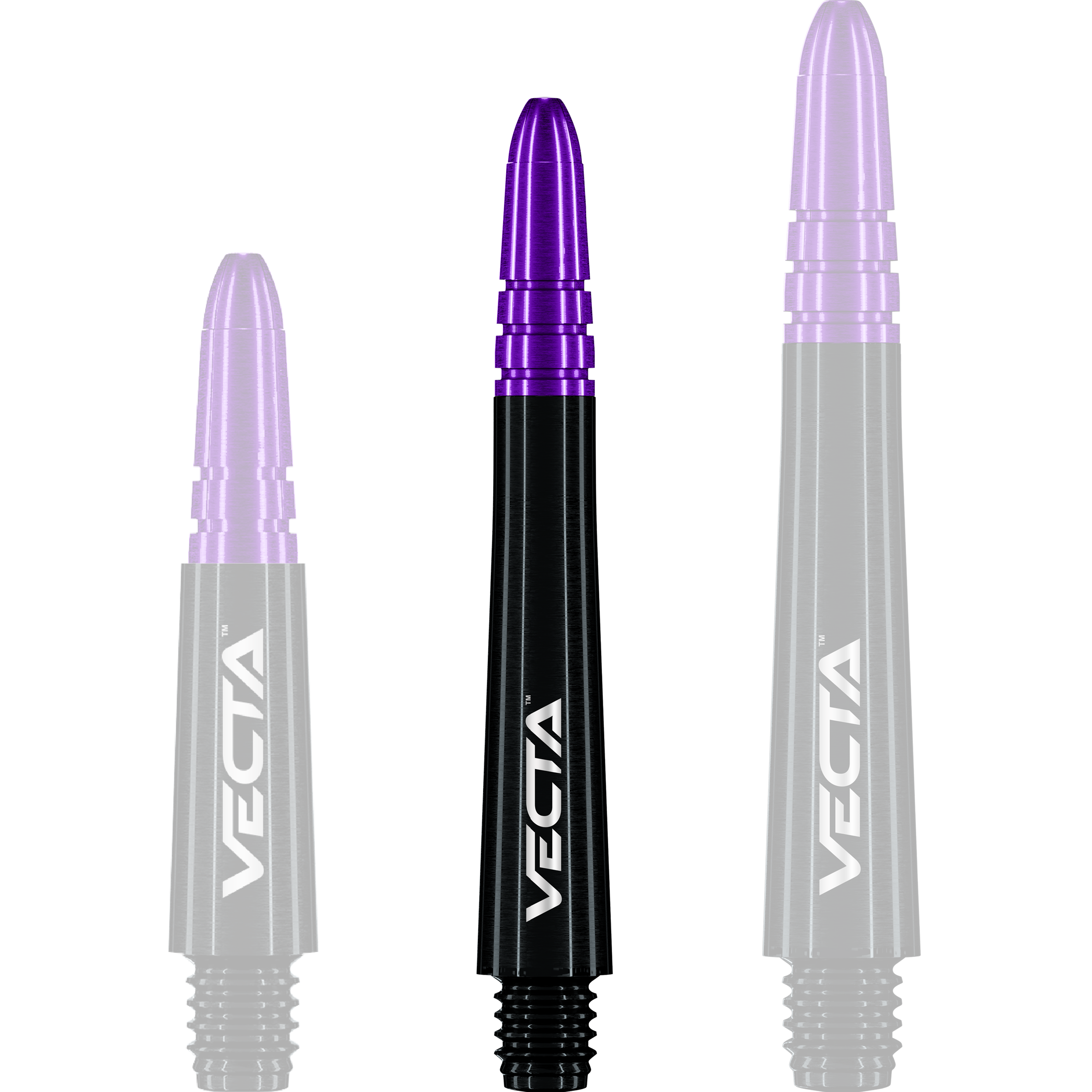 Winmau - Vecta Shaft - Schwarz Lila