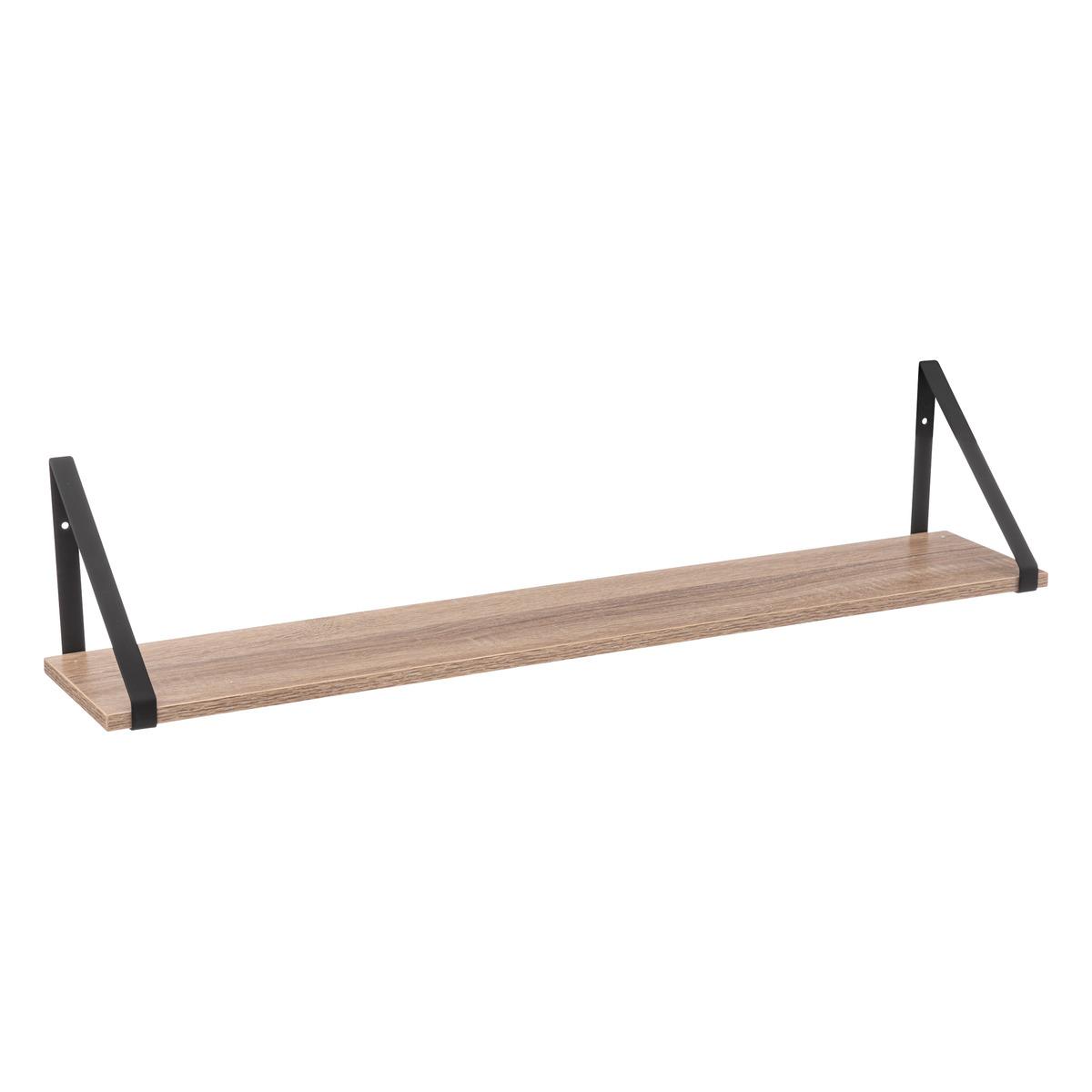 ETAGERE MURALE AVEC EQUERRES ALIAJ 78CM