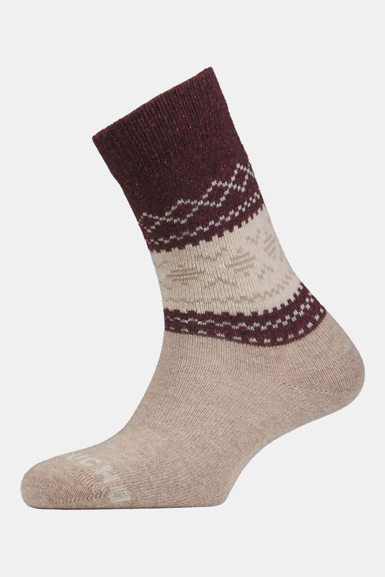 Ayacucho Ayacucho Light Block Patterned Crew Wool Wandelsok