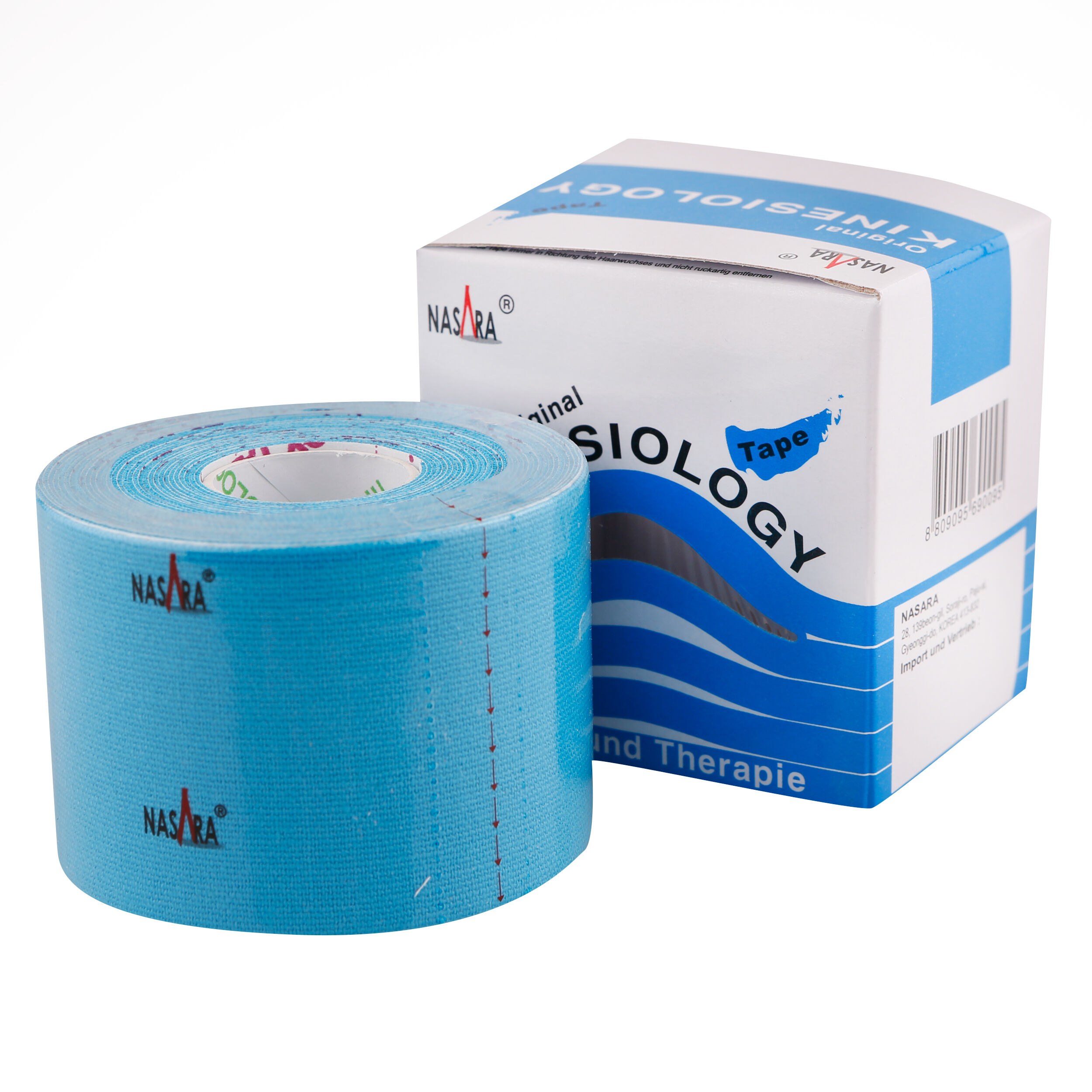 Nasara Kinesiologie Tape 1 Bobine - Bleu