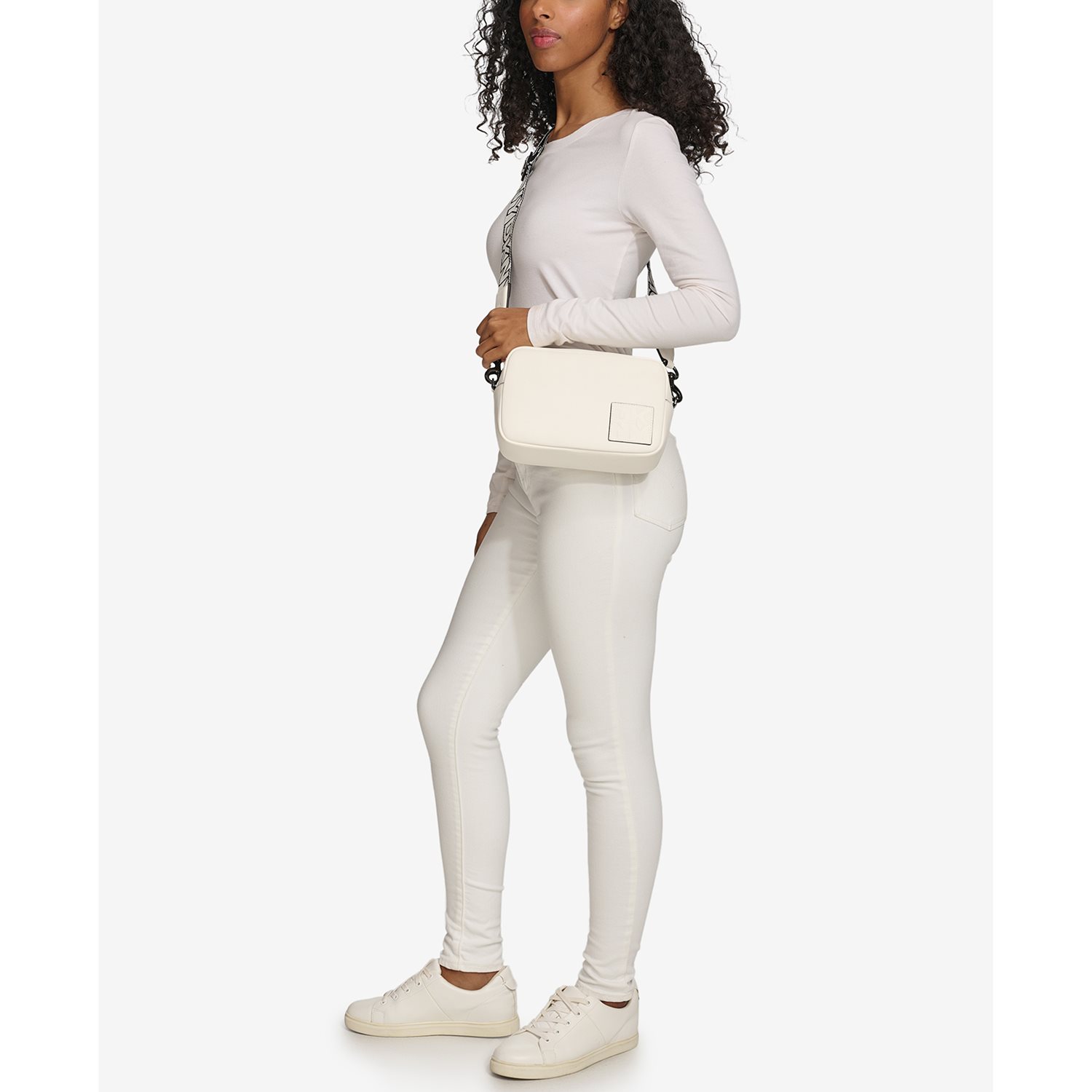 DKNY Kenza Camera Bag optic white/black