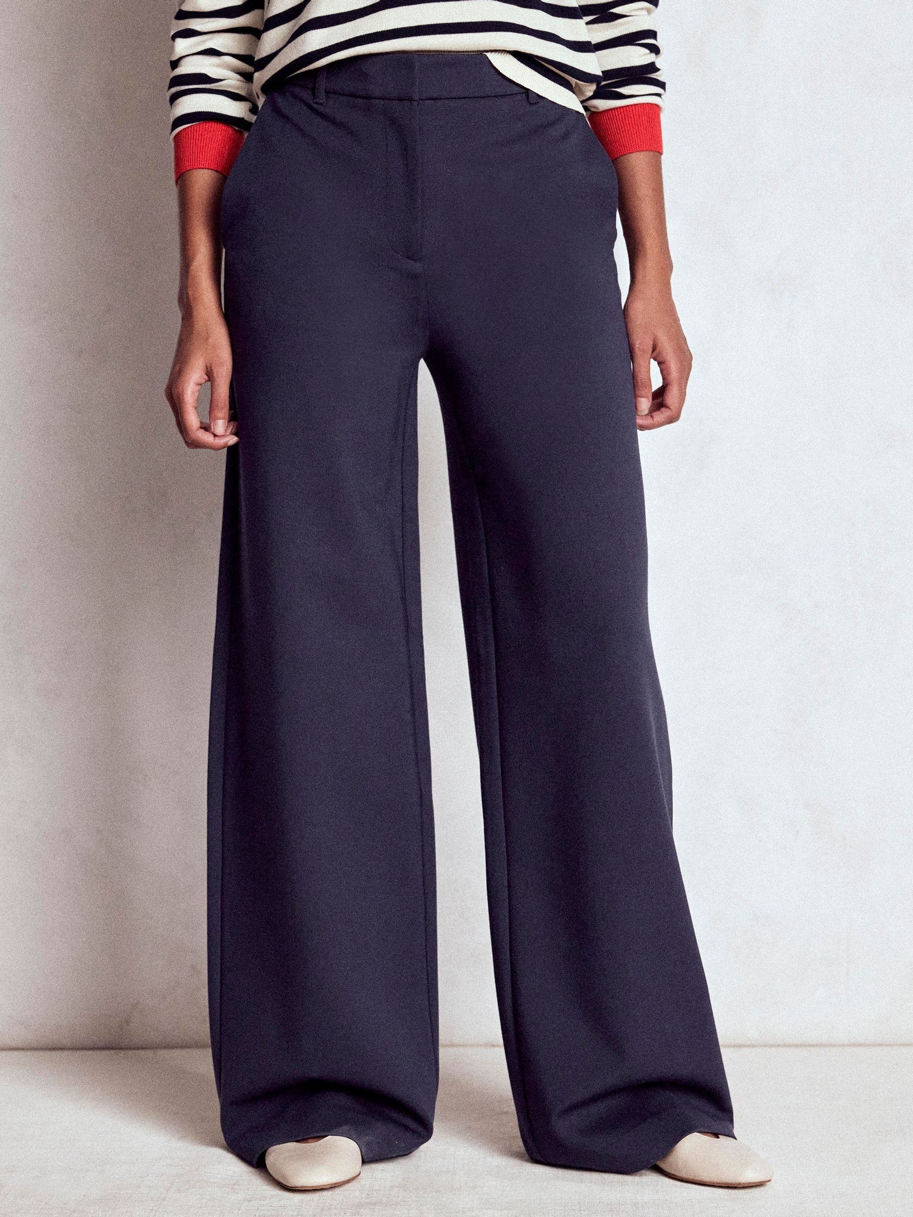 Blauw - Boden Belgravia Ponte Trousers