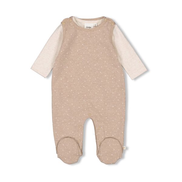 Feetje 2-Delig Boxpak Print The Magic Is In You Taupe Melange