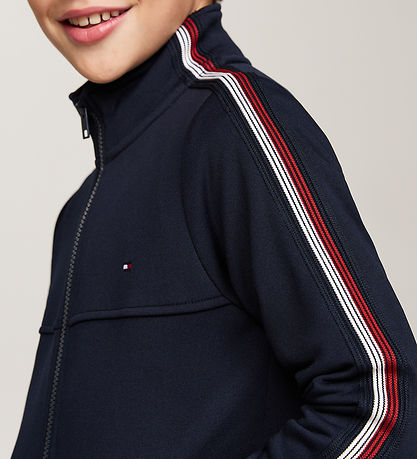 Tommy Hilfiger Cardigan - Global Stripe - Desert Sky