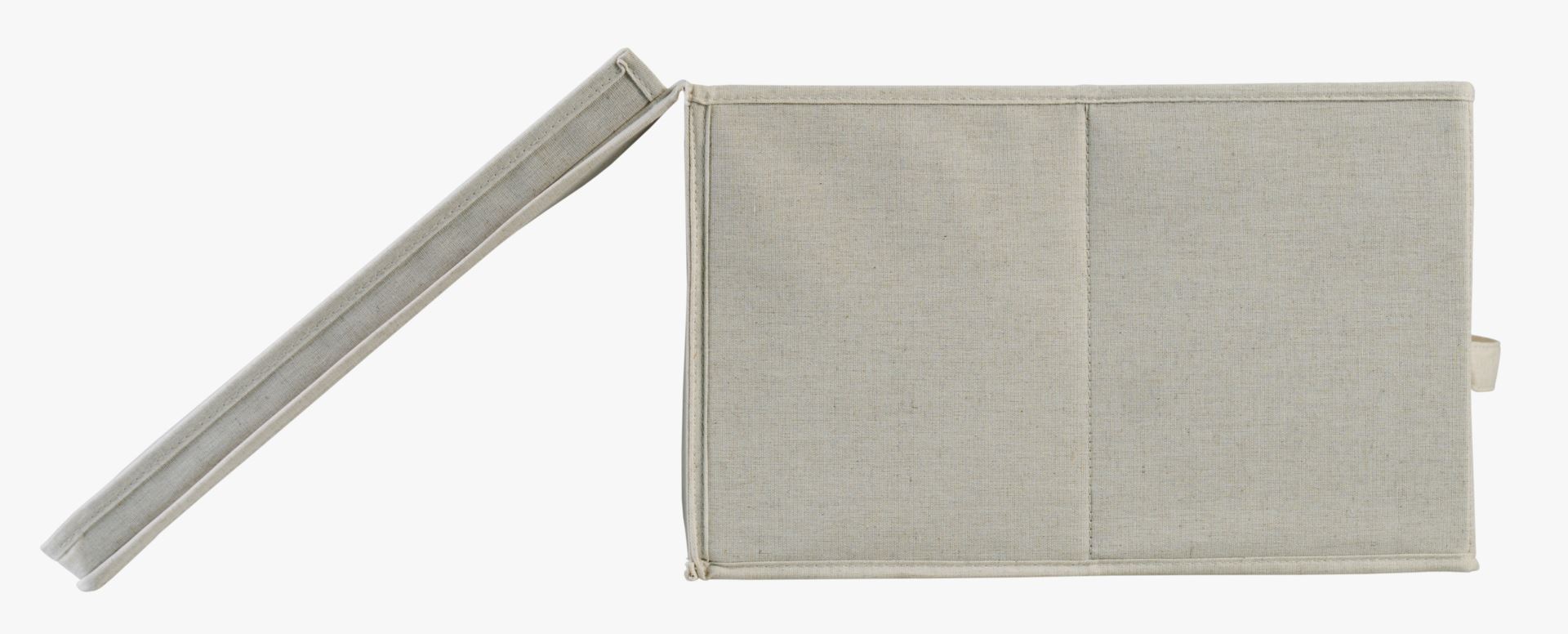 Oppbevaringsboks lys natur - 45x45x20 cm