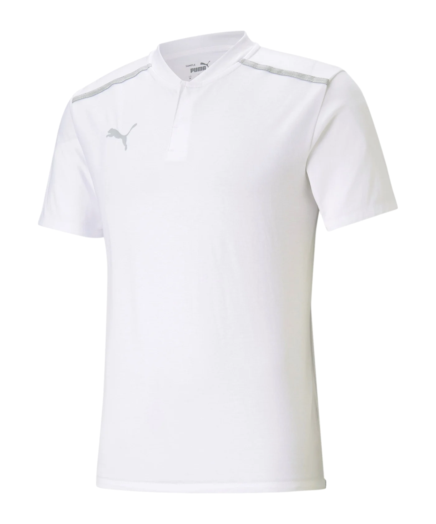 PUMA teamCUP Casuals Poloshirt Weiss F04