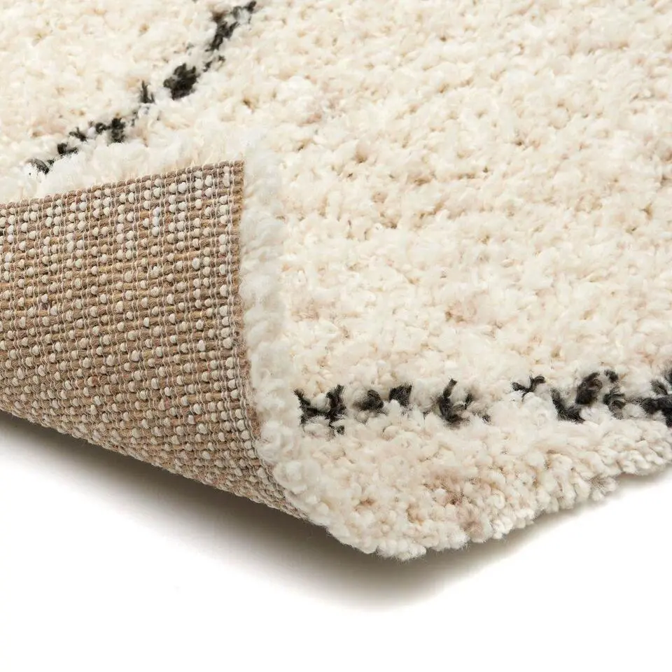 Interieur05 berber vloerkleed Allure wit/beige/zwart - 170 x 120 cm