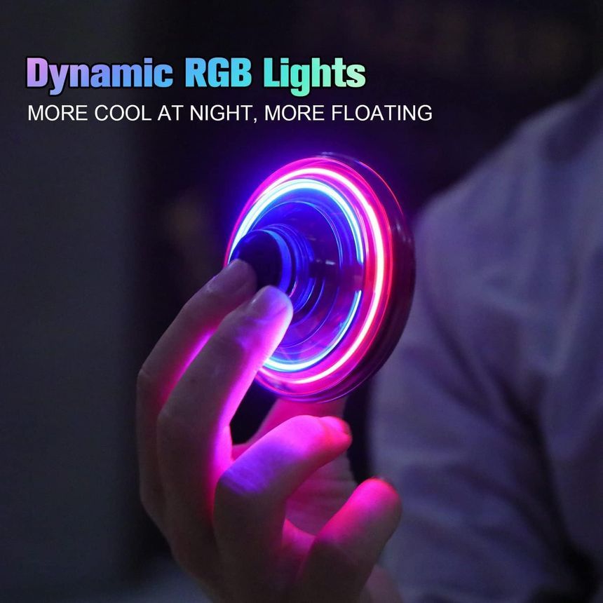 HOMTEC - USB oplaadbare UFO vliegende spinner speelgoed
