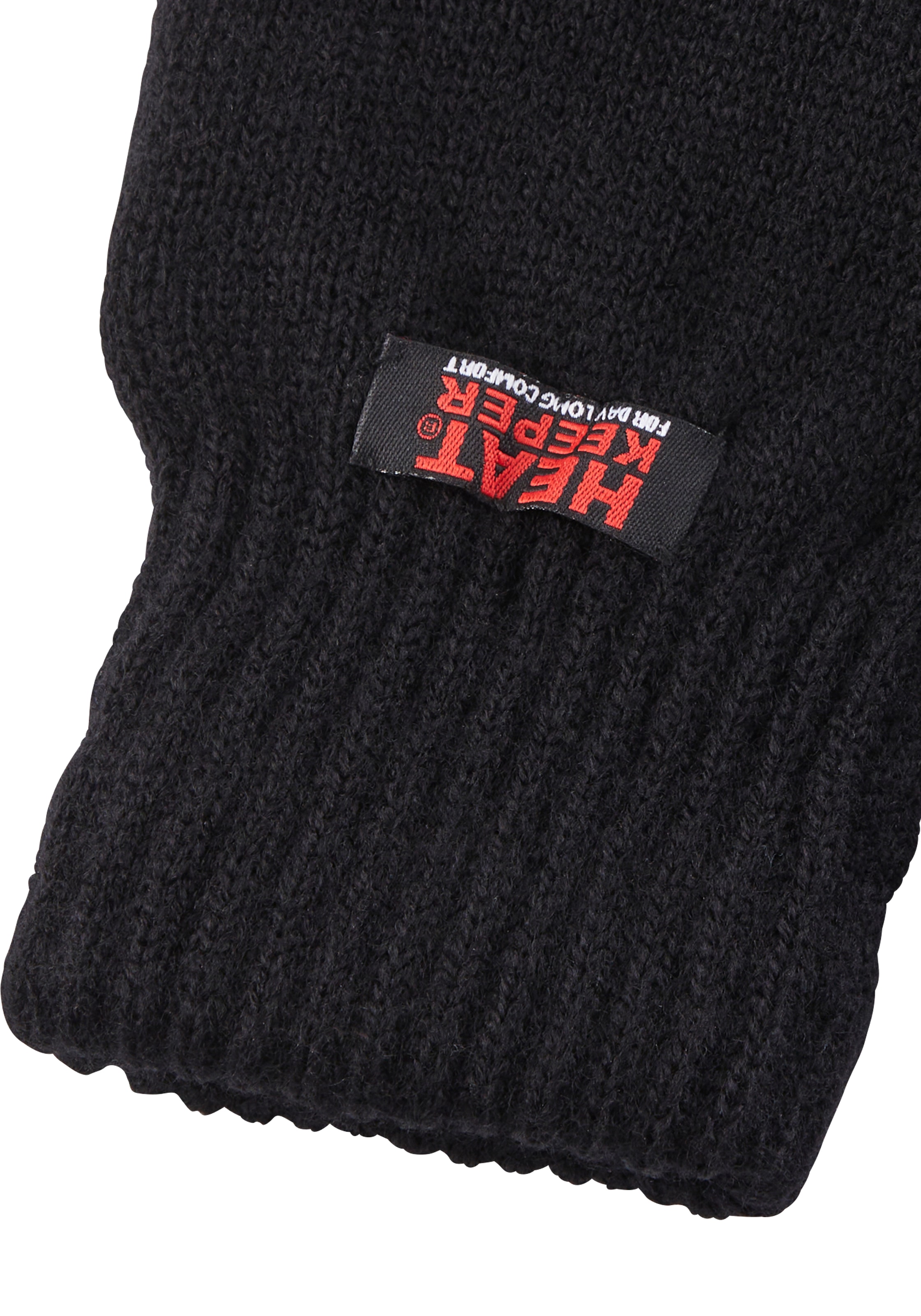 Heatkeeper Strickhandschuhe , Thermohandschuhe mit elastischem Bündchen