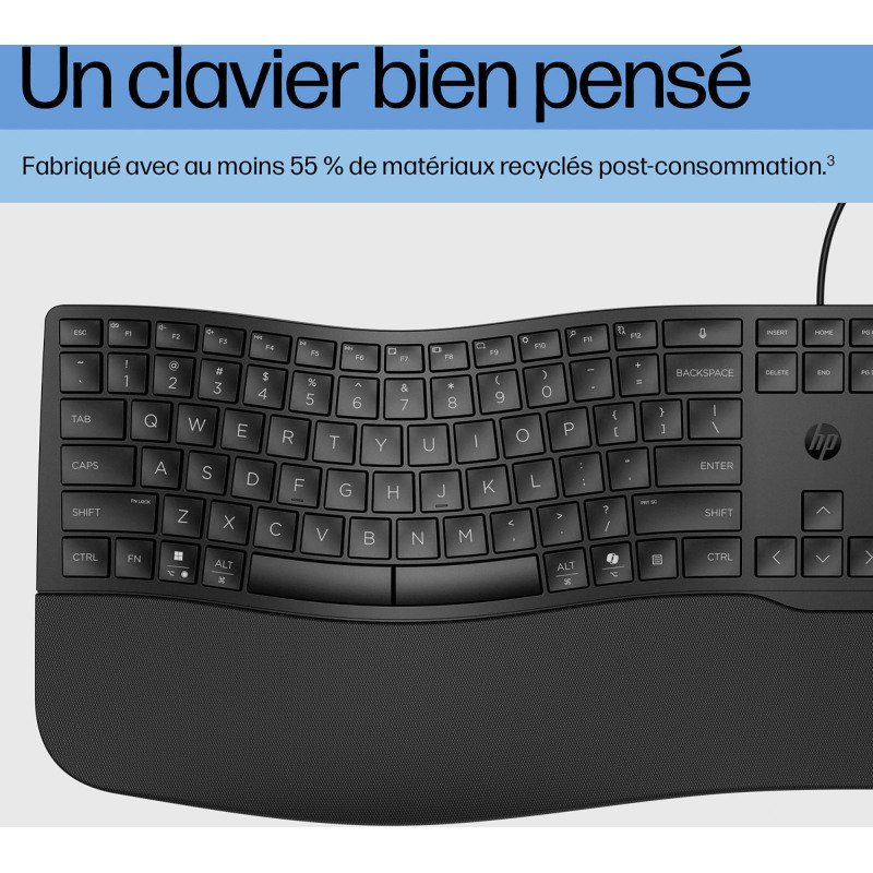 Clavier filaire ergonomique HP 485