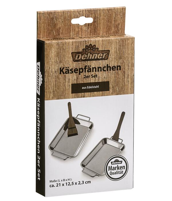 Dehner Käsepfännchen, ca. B12,5/H2,3/T21 cm,
