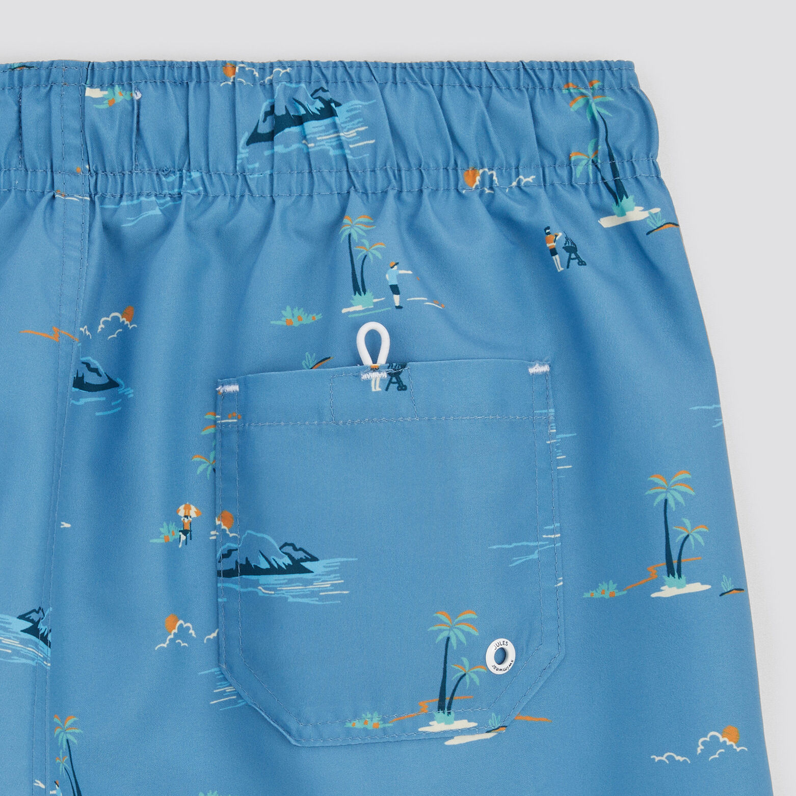 Maillot de bain imprimé Bleu