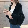 Yupina - Vest met capuchon met dolmanmouwen