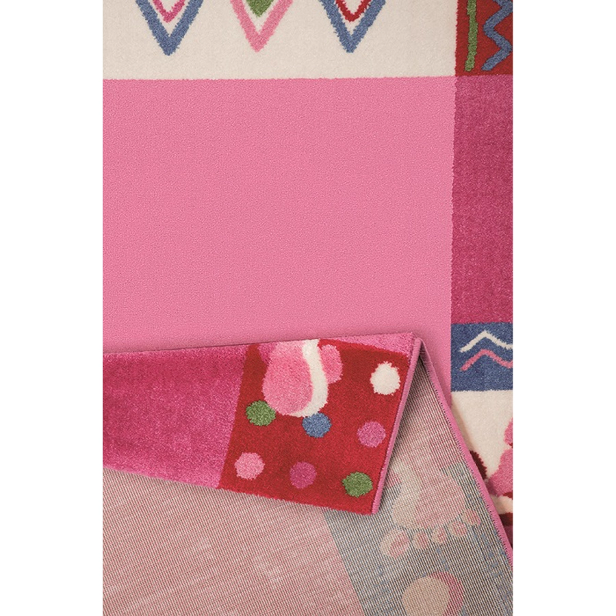 Wecon home Kinderteppich Roundly hands & Feet pink