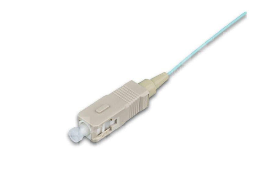 Faserpigtail SC, MM, OM3, 2 m 1 StückFaserpigtail mit SC-Stecker