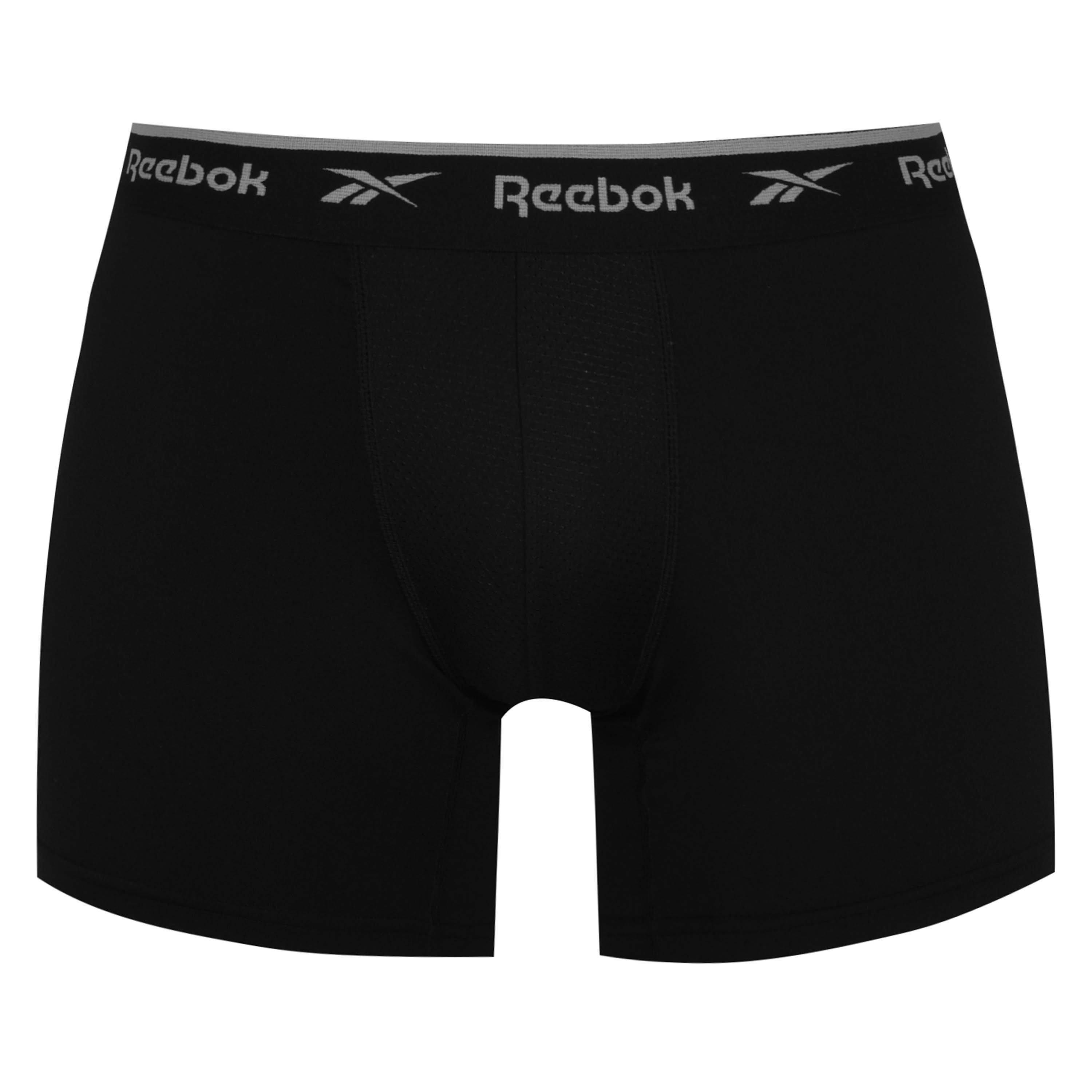 Reebok 3 Pack Boxer Shorts Mens