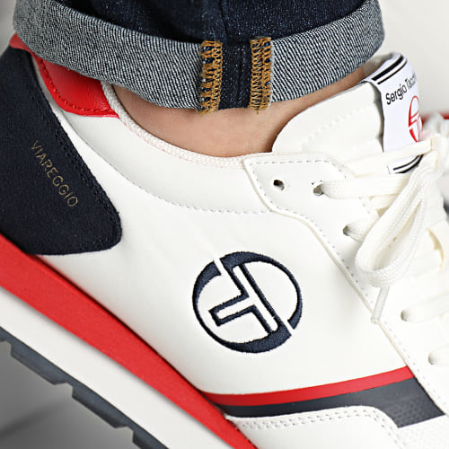 Baskets Viareggio STU0012T White Navy Red