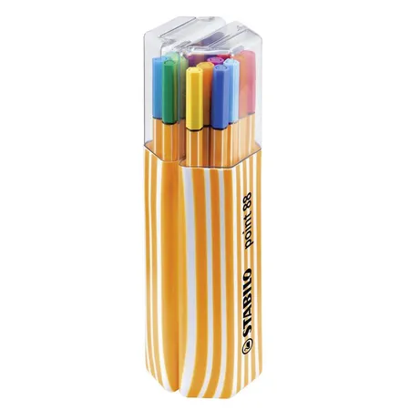 Fineliner - STABILO point 88 - 20er Twin-Pack - mit 20 verschiedenen Farben
