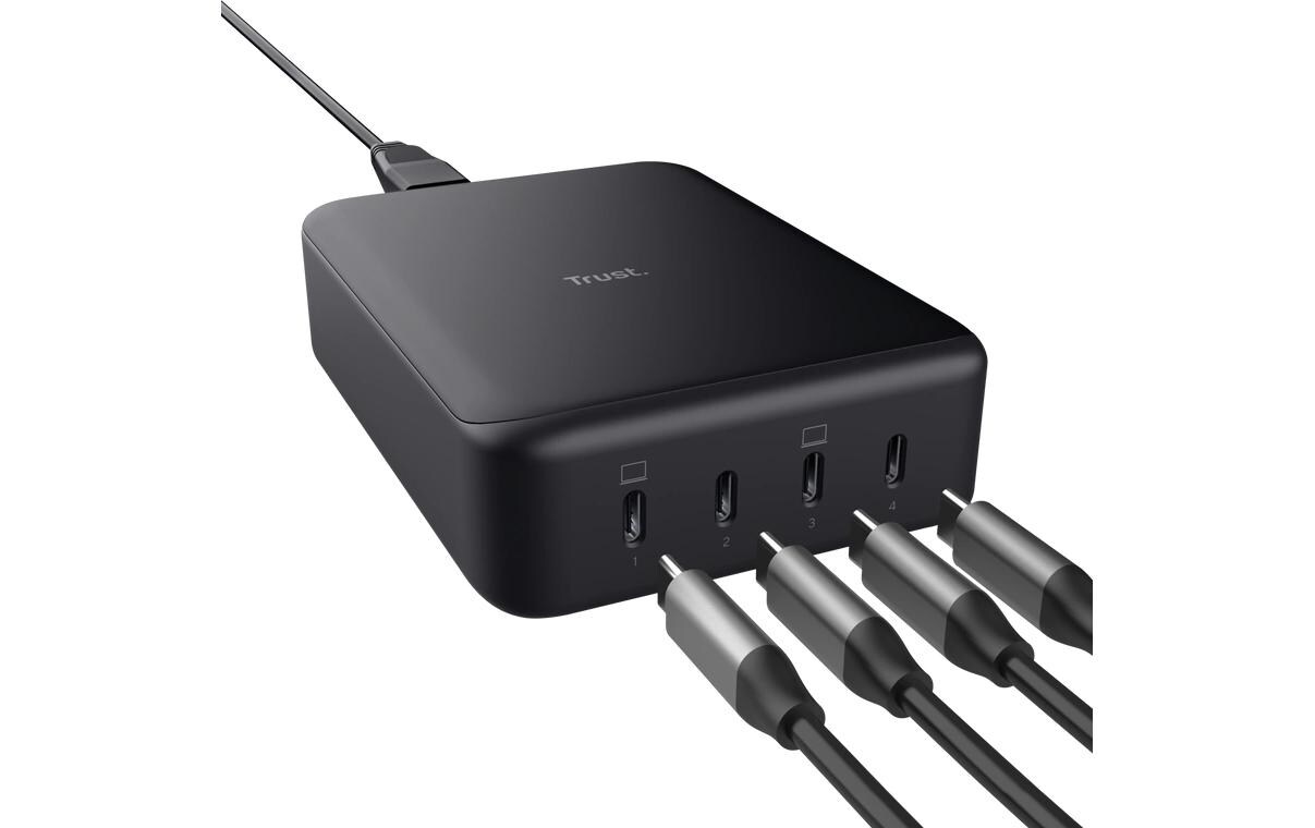 USB-Wandladegerät Maxo<br>240W GaN‑Desktop-Ladegerät mit vier USB‑C-Anschlüssen