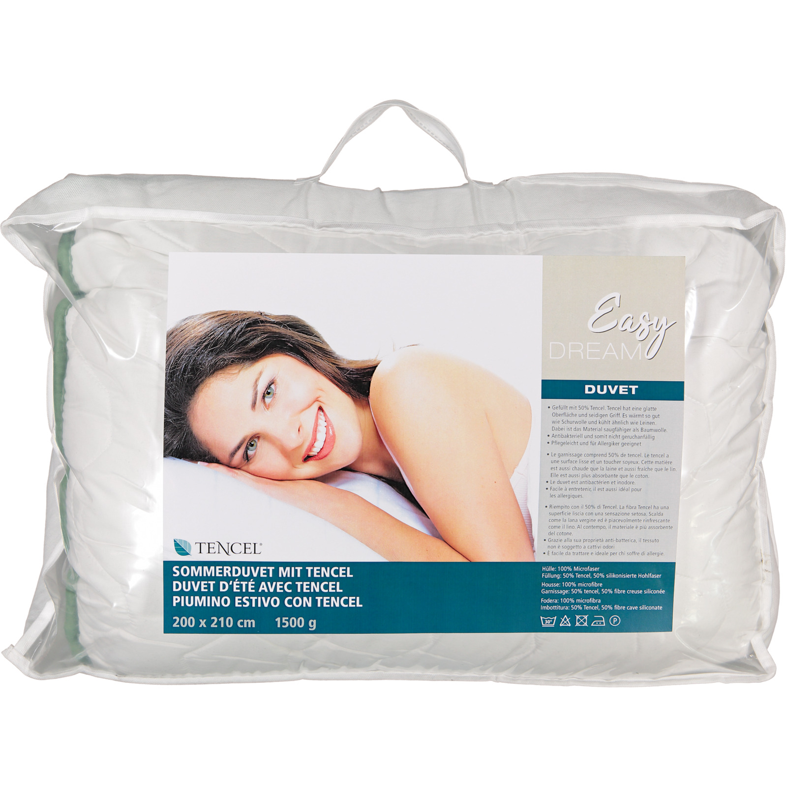 Easy Dream Sommerduvet mit Tencel 160x210 Duvet Nordisch