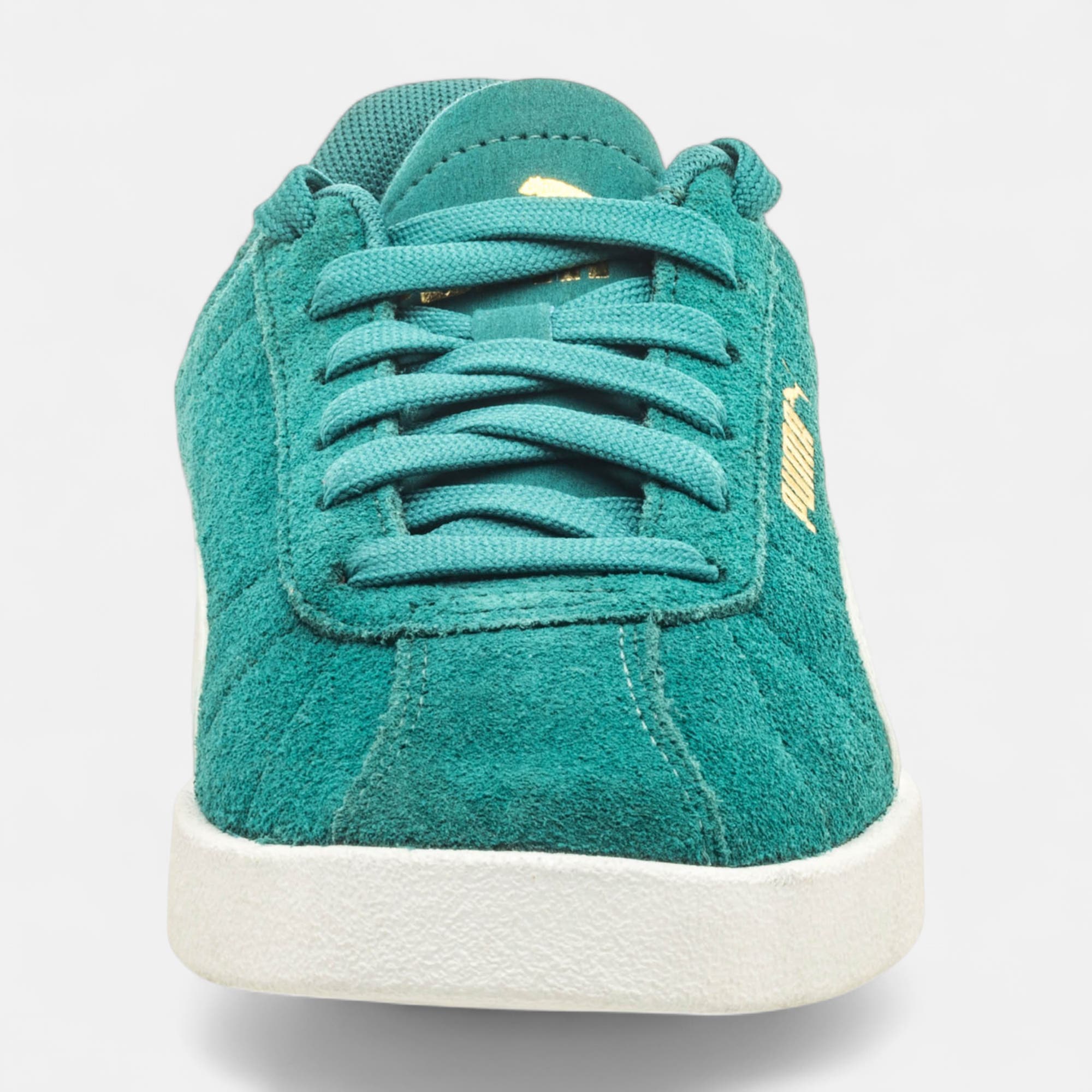 Sneakers Garçon en cuir vert