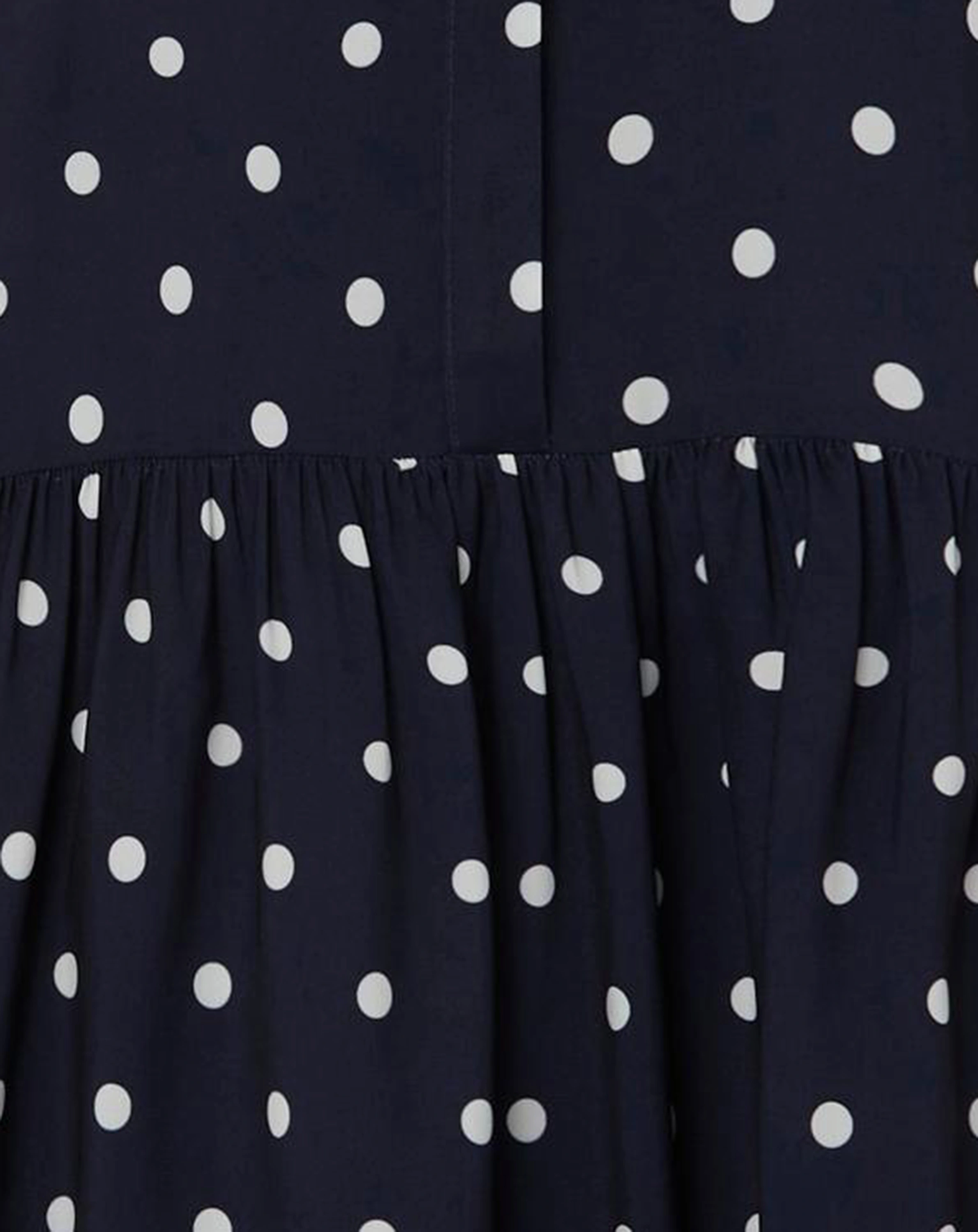 Kurzarmkleid NKFFANN gepunktet in dark sapphire