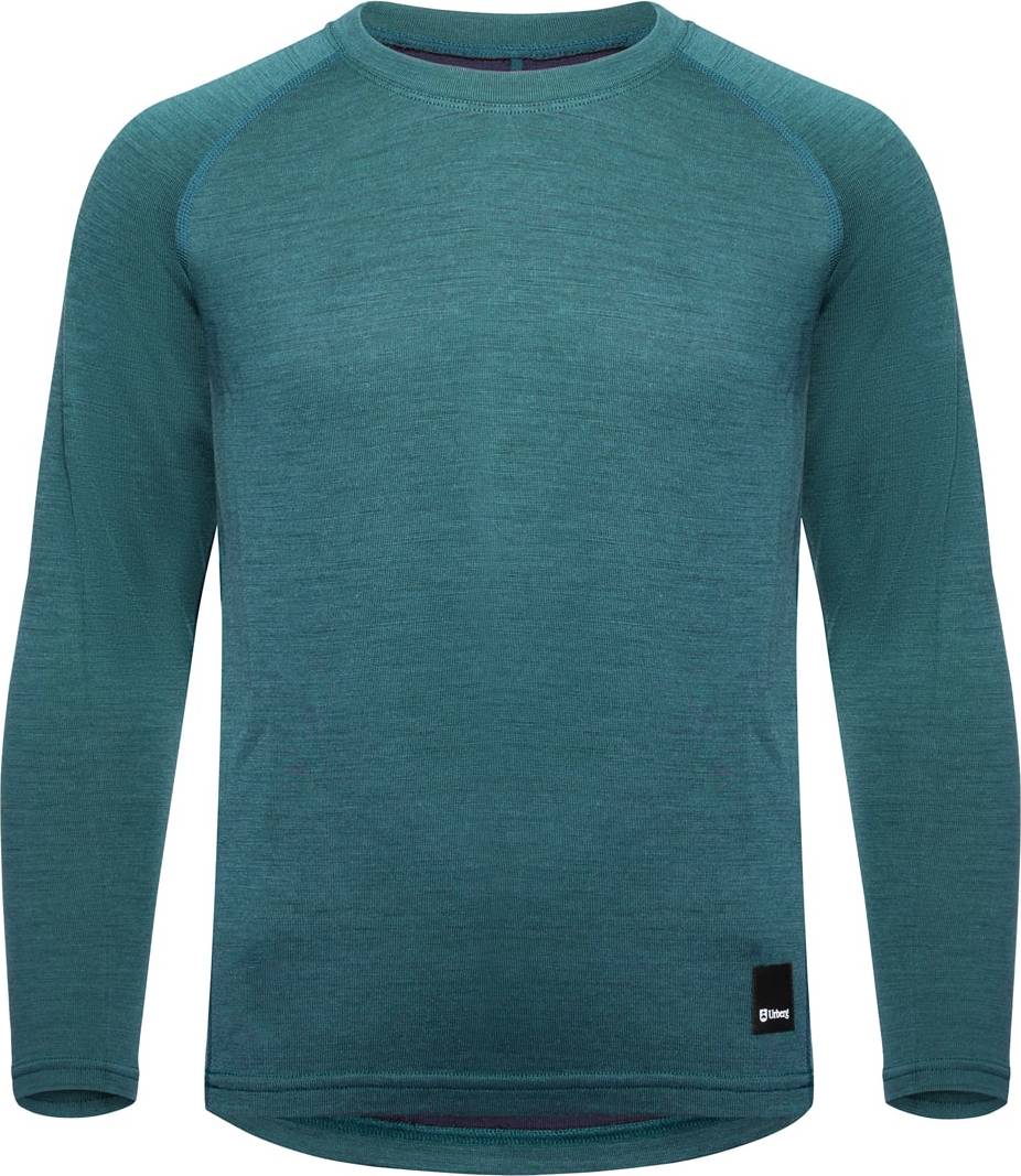 Urberg Merino-Bamboo Base Layer Set Jr Mediterranea/Blue Nights