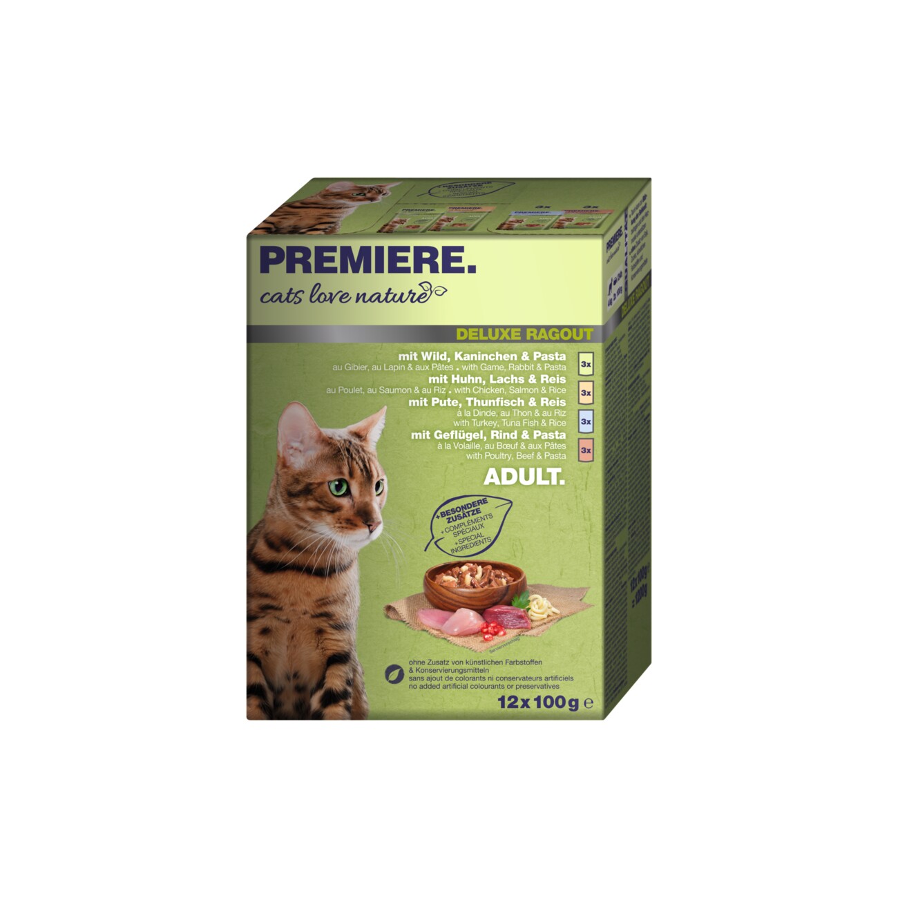 PREMIERE cats love nature Deluxe Ragout Mix 12x100g