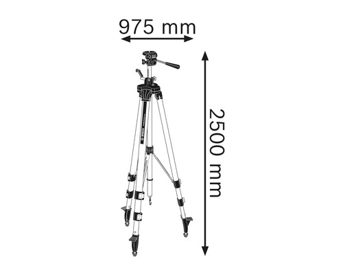 Bosch Professional BT 250 bouwstatief
