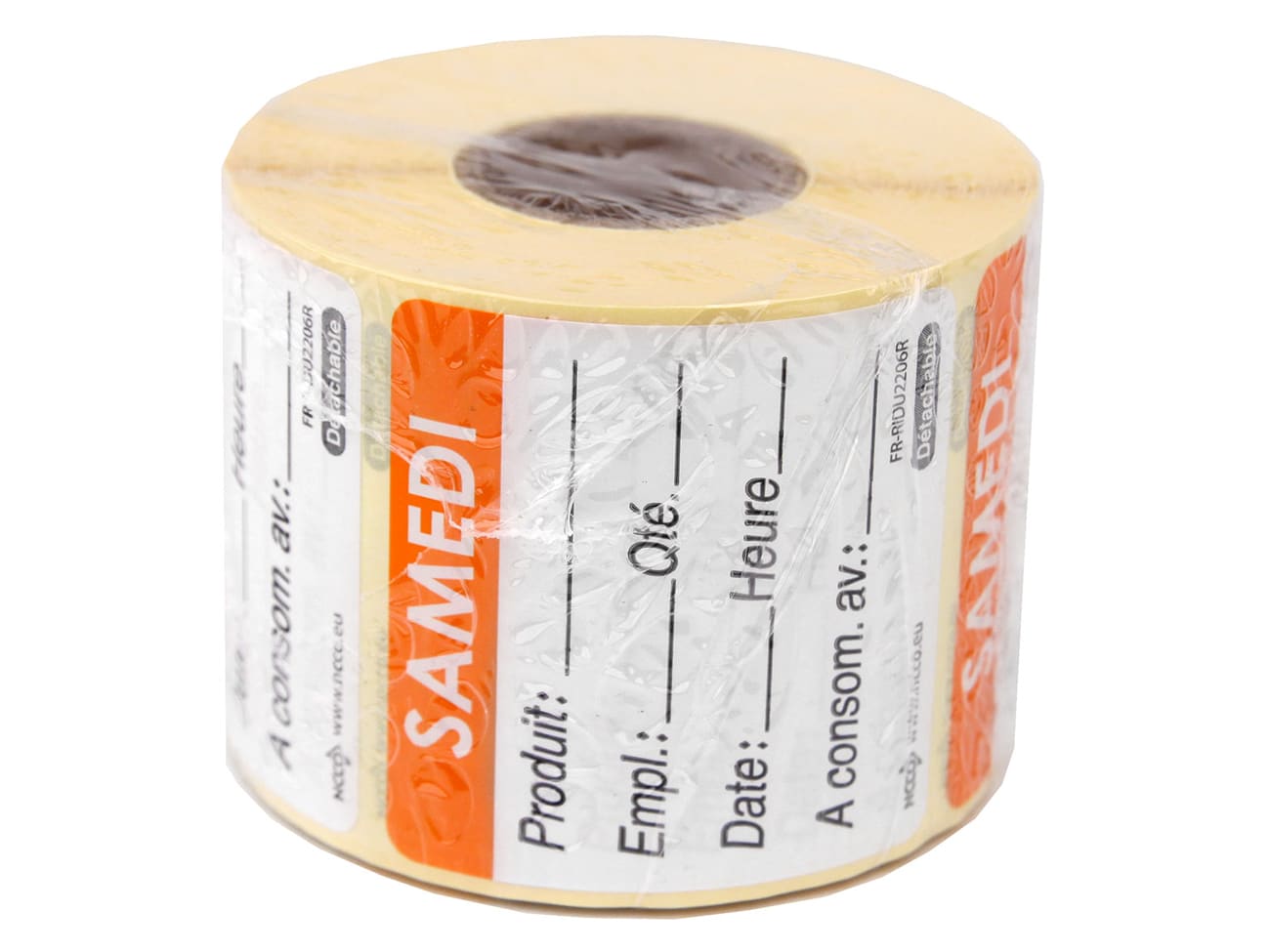Etiquettes d'identification HACCP - Mercredi