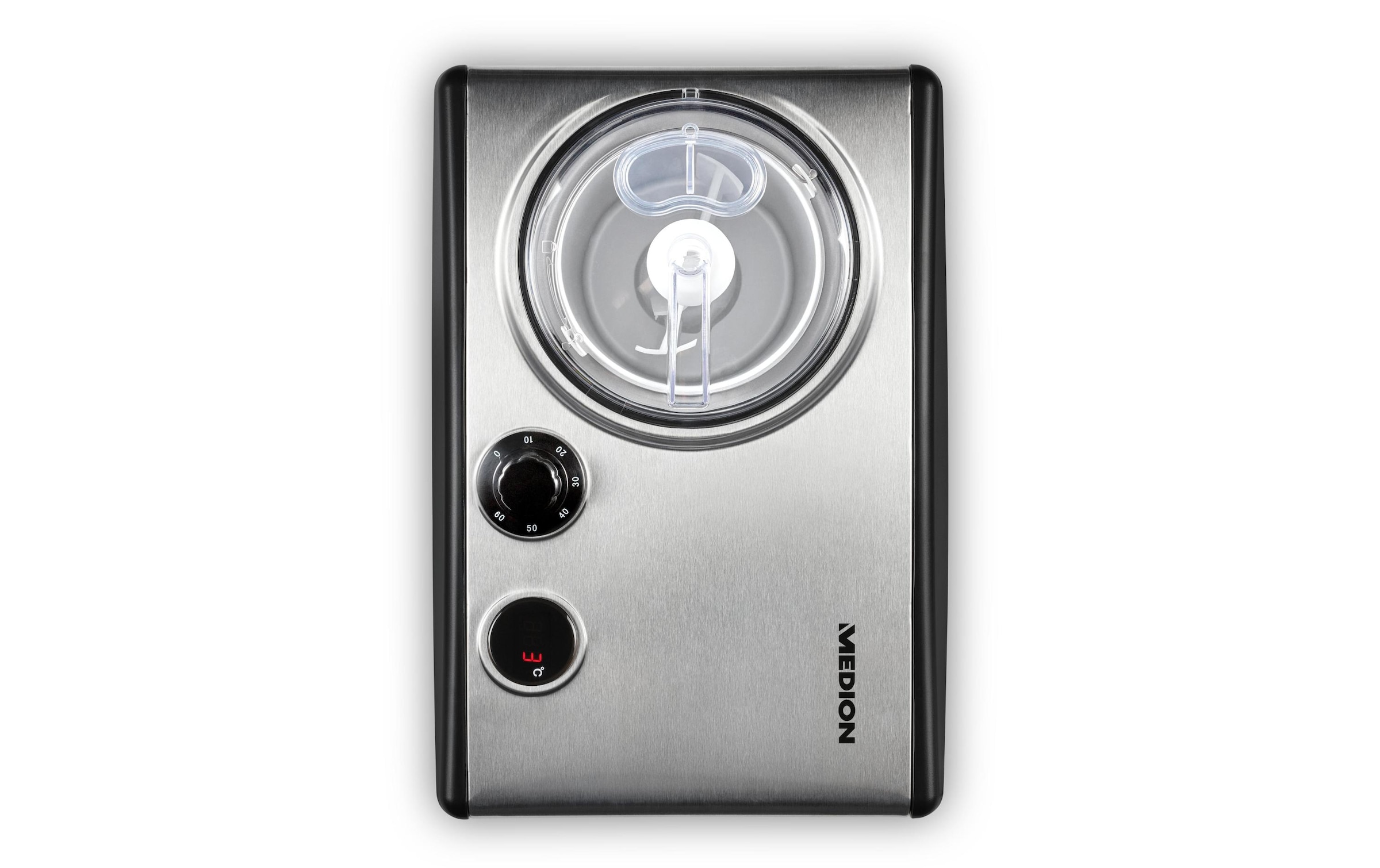 Medion® Eismaschine »MD 18387 1.5 l, Schwarz/Silber« 150 W