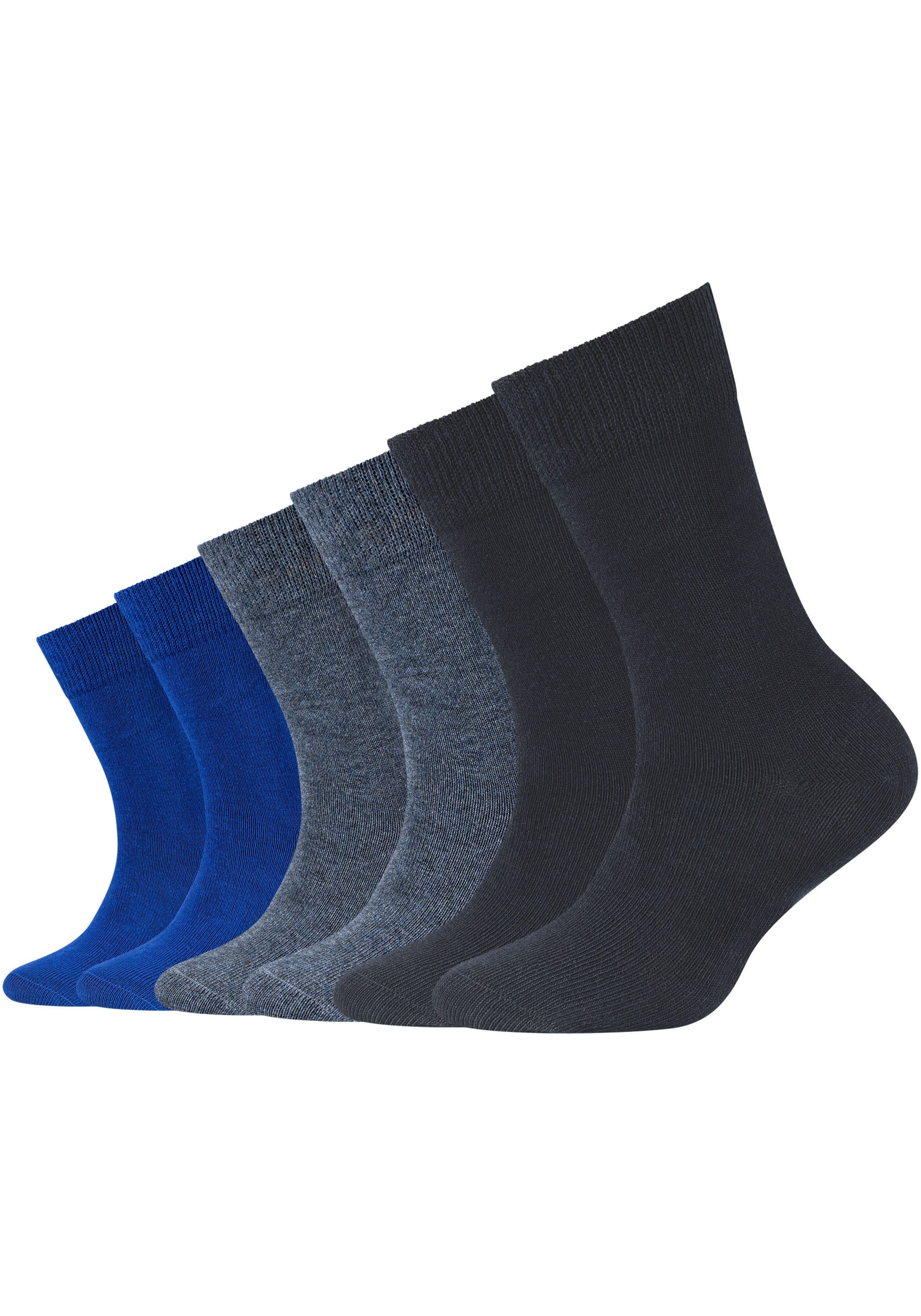 Camano Socken »ca-soft« 6 Stk. tlg. mit Komfortbund und gepolsterten Zehen-/Fersenbereich