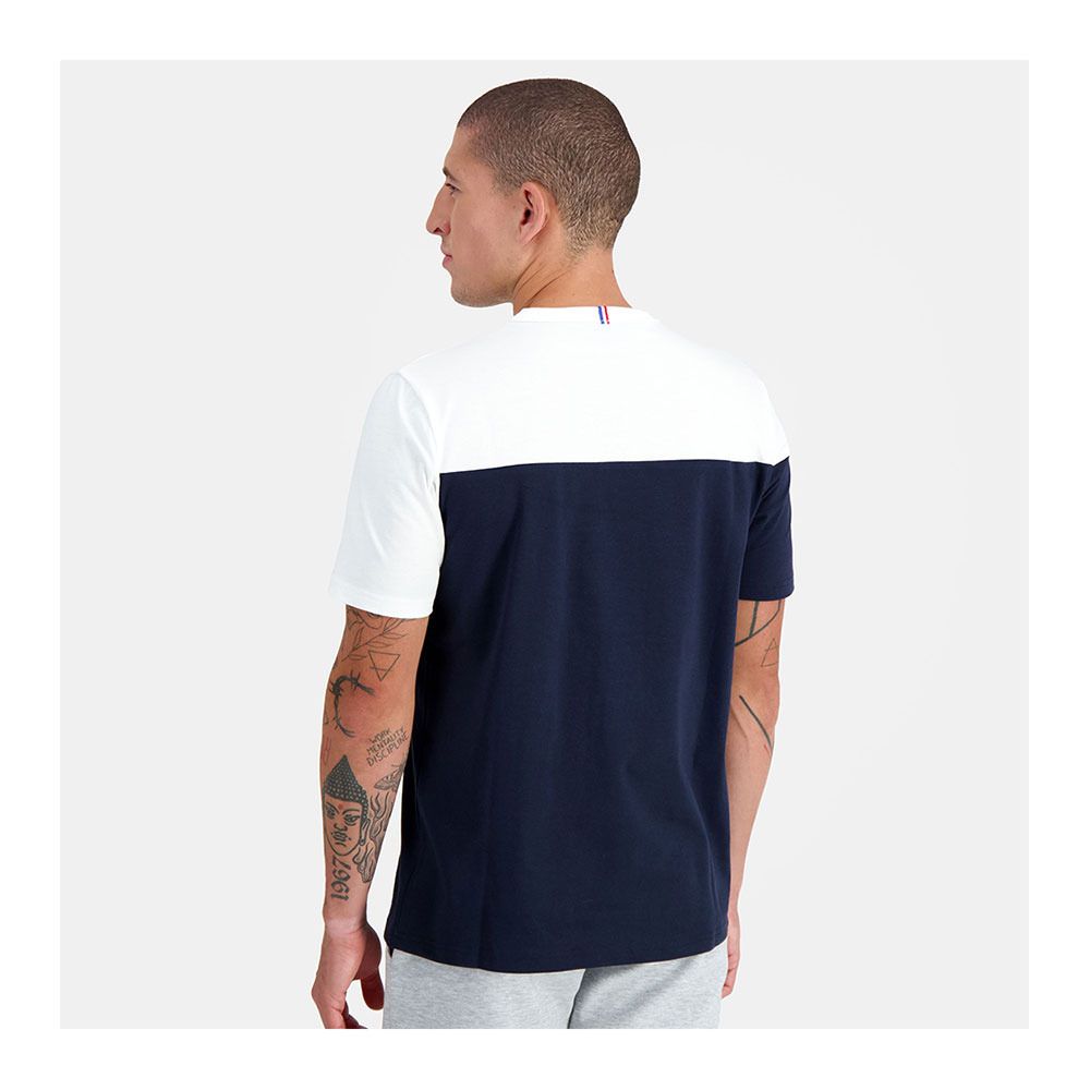 Le Coq Sportif BAT N°3 - Tee-shirt sky captain/new optical white