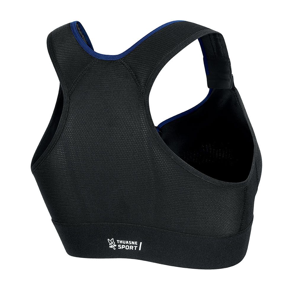 Thuasne EAZ'IP EVOLUTION - Brassière Femme noir/bleu