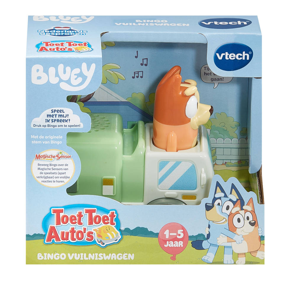 VTech Toet Toet Auto's Bingo vuilniswagen