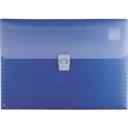 BRUNNEN Fächermappe FACT!pp, blau , für A4, 10 Fächer, 10-teilig