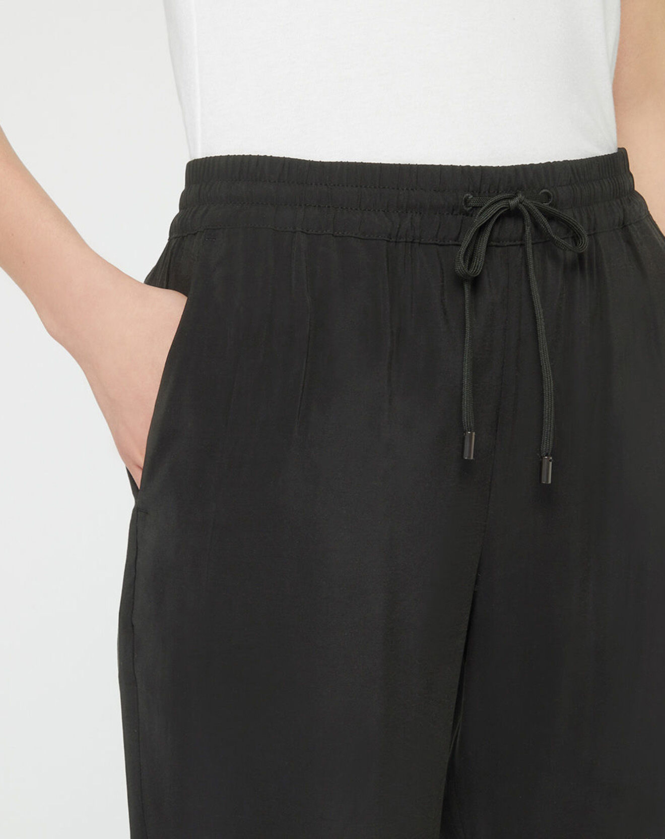 Scotch & Soda Pantalon Fluide Regular Fit noir