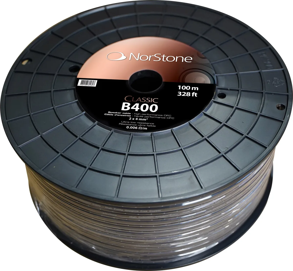 NorStone B400 (bobine de 100 m) Câbles d'enceintes en bobine