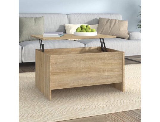 VIDAXL - Table basse chêne sonoma 80x55,5x41,5 cm bois d'ingénierie