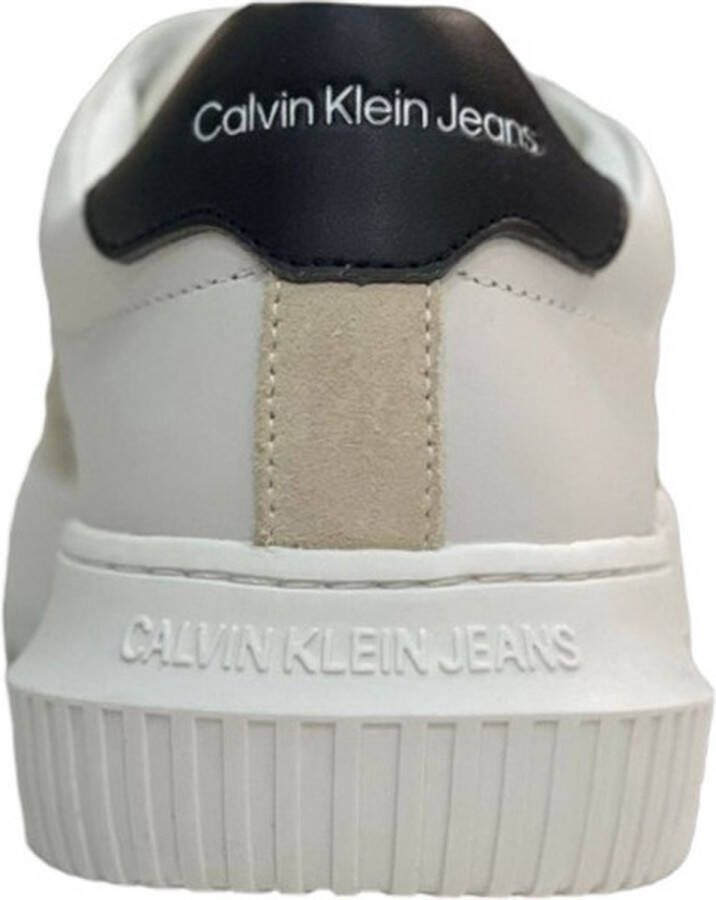 Calvin Klein Klassieke Witte Sneakers voor Dagelijks Gebruik Multicolor Heren